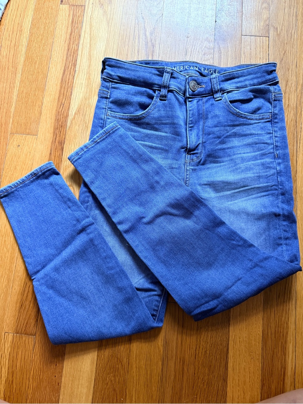 American Eagle Outfitters Men’s Bright Blue Skinny Jeans